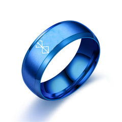 Stainless Steel Cartoon Laser Personalized Small Gift Ring