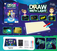 Fluorescent Painting Board, Luminous Board, Children's Luminous 3D Painting Writing Board