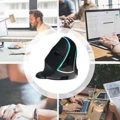 Vertical Rechargeable Wireless Mouse 2.4GHz