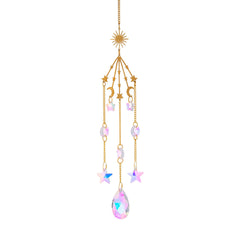 Galaxy Crystal Sun Catcher Lighting Wind Chime Pendant