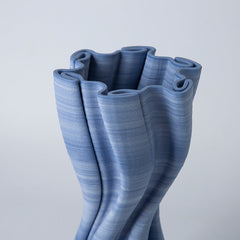 Blue And White Ceramic Large Vase Model Room Living Room Decoration Flower Arrangement