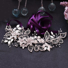 Bride Waist Seal Handmade Belt Rhinestone Wedding Dress