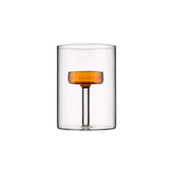 Dining Table Glass Candle Holder Dinner Props Ornaments