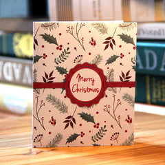 3D Christmas Pop-up Greeting Card Deer Cart
