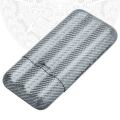Two-pack Of Carbon Fiber Portable Cigar Tubes Gift Box