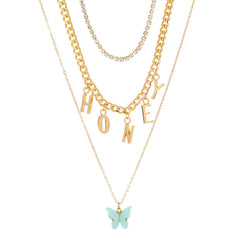 Creative New Product Retro Cold Wind Butterfly Necklace