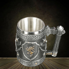 Beer Mugs Stein Tankard Double Headed Eagle Winged Sword