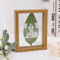 Plate Carving Photo Custom Silhouette Creative Birthday Gift