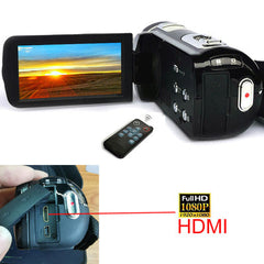 New HD 1080P Digital Camera with 3.0 Inch Rotating Screen for Photography and Video Recording