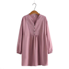 Fashionable Plus Size Women's Skirt Dress With Temperament