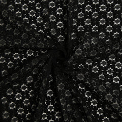 Fashionable Lace Back Split Polka Dot Dress