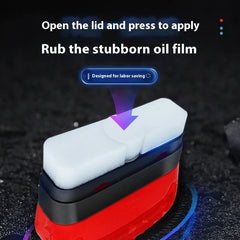 Automotive Oil Film Cleaning Brush Windshield Car Glass Sponge Cleaner Universal Removes Dirt Glass Cleaning Wipe Board Tool