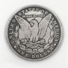 Deep Relief American Insect Skull Silver Dollar