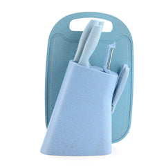 Stainless Steel Children's Complementary Food Gift Set Of Seven Wheat Stalk Cutting Boards
