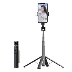 Tetrapod Mobile Phone Double Fill Light Holder Bluetooth Selfie Stick