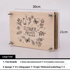 Dried Flower Knurling Tool Plant Specimen Making Tools