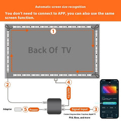 Graffiti Smart Acousto-optic Synchronous TV Ambience Light