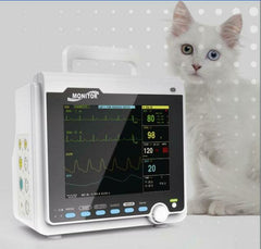 Veterinary PET Vet Patient Monitor Multiparameter ICU Machine Big Screen 6 Parameters