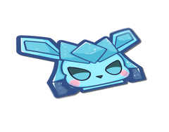 Pokemon: Glaceon Eeveelution Peeker