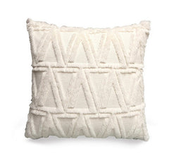 Plush Solid Color Sofa Pillowcase Living Room Cushion