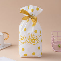 Drawstring Bag Food Bag Gift Bag Ribbon Packaging Bag 50 Pcs A Pack