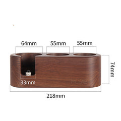 Solid Wood Coffee Press Powder Seat Filling And Pressing Base Handle Support Frame