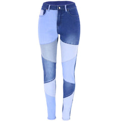 New Two-color Patchwork Casual Pants