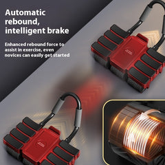Six-wheel Eight-elbow Automatic Rebound Abdominal Wheel AI Mobile Phone Smart Internet Fitness Artifact