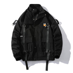 Men's Trendy Plus Size Stand Collar Jacket Suit