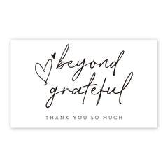 Thank You Card Coated Paper Card Thank You Gift Card Wrapping Card