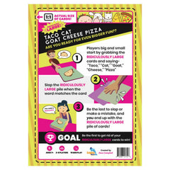 Taco Cat Goat Cheese Pizza: Ridiculously Large Edition