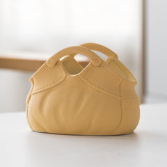 Dehua Frosted Wide Mouth Handbag Ceramic Vase Ornament Simple European Retro