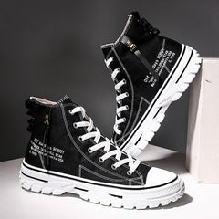 Canvas Shoes, Breathable Thick Sole, Board Shoes, Gaobang Casual Shoes