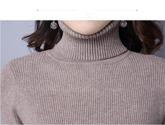 DARK GREEN Sweater Women's Pullover Autumn And Winter DRESS