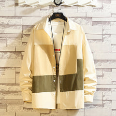 Loose And Irregular Casual Plus Size Men's Shirt
