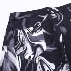 Tie Dye Pants Men's Loose Street Straight