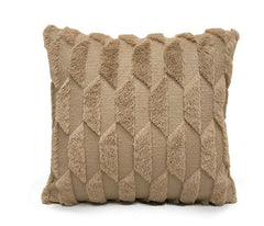 Plush Solid Color Sofa Pillowcase Living Room Cushion