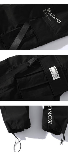 Men's Trendy Plus Size Stand Collar Jacket Suit