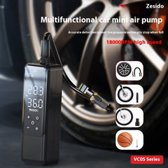 Portable 12V Car Inflatable High Power Inflation Of Tire