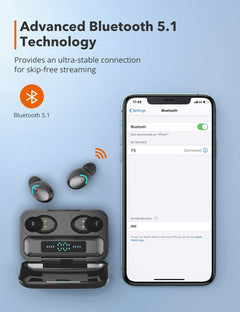 Bluetooth 5.0 Earbuds For Android Wireless Earphone