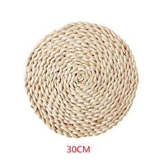 Straw Woven Tea Mat, Table Mat, Placemat