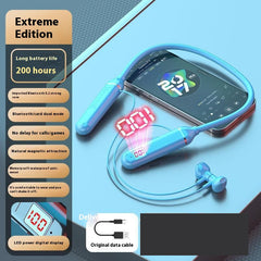 Neck Hanging Large Power G09 Digital Display Wireless Bluetooth Headset