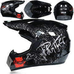 Youth Off-Road Motorcycle Helmet - [green] | Lightweight Motocross Full Face Shield for Dirt Bike & ATV