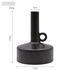 Morandi Color Nordic Style Creative Ceramic Dry Flower Vase Living Room Flower