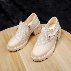 New Thick Heel Women Shoes Spring High Heels