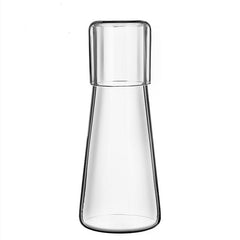 Glass Large Capacity Electroplating Cold Water Bottle Set