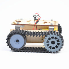 Economic Robot Single-layer Tank Chassis Building Blocks Wood Board