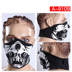 Cycling Skeleton Halloween Mask Mountaineering Ski