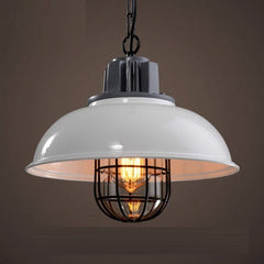 Retro Restaurant Restaurant Dining Table Single-head Iron Pot Cover Lampshade Chandelier