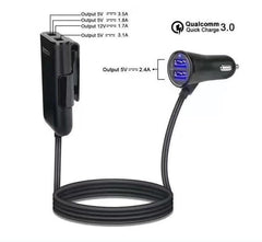 Multi-port Car Rear Seat With Wire Fast Charging